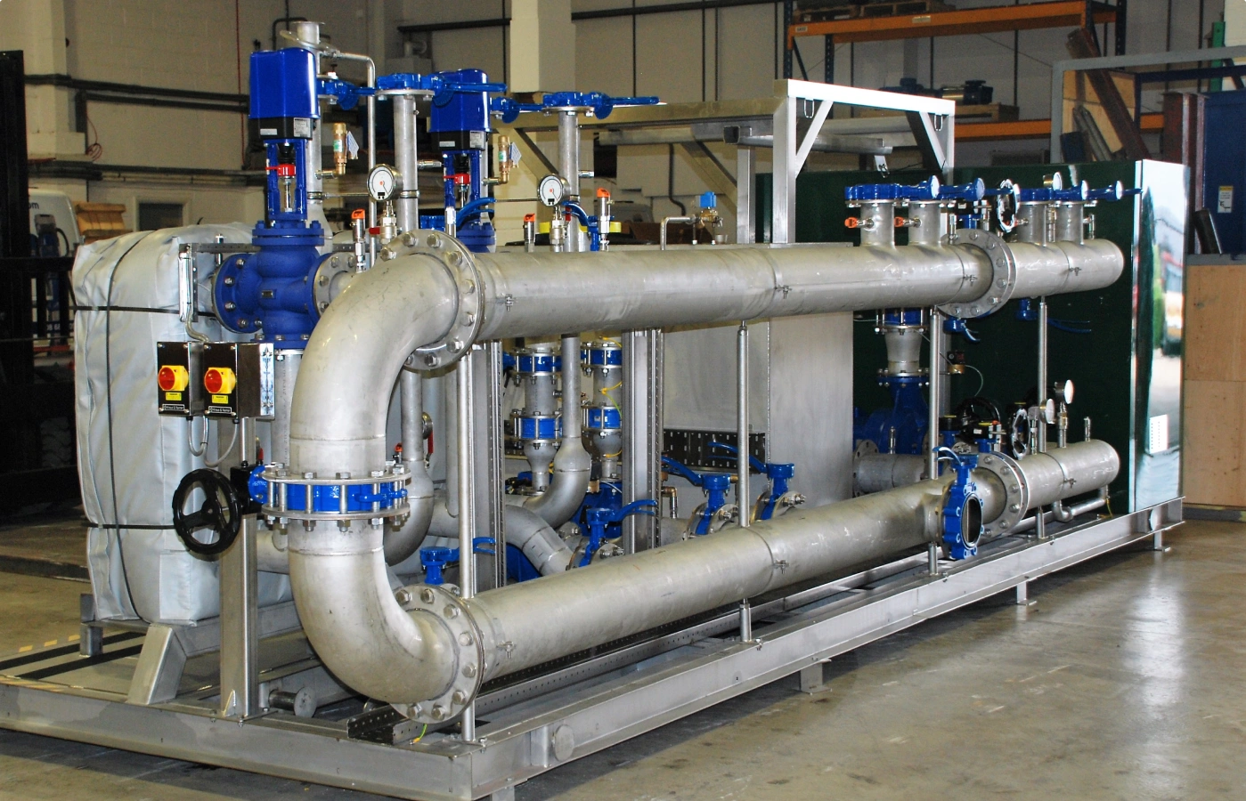 Packaged treatment skids