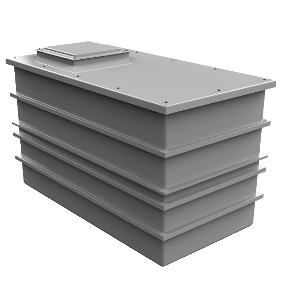 One-piece GRP tanks