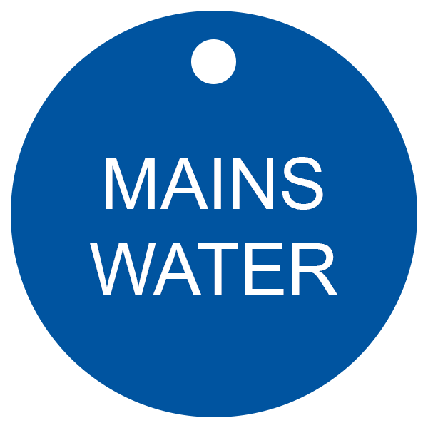 Mains Water Blue