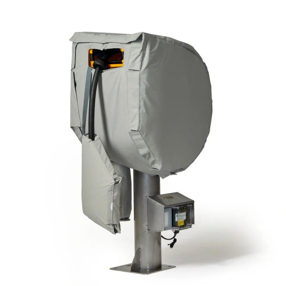 Hose Reel with Trace Heat Jacket
