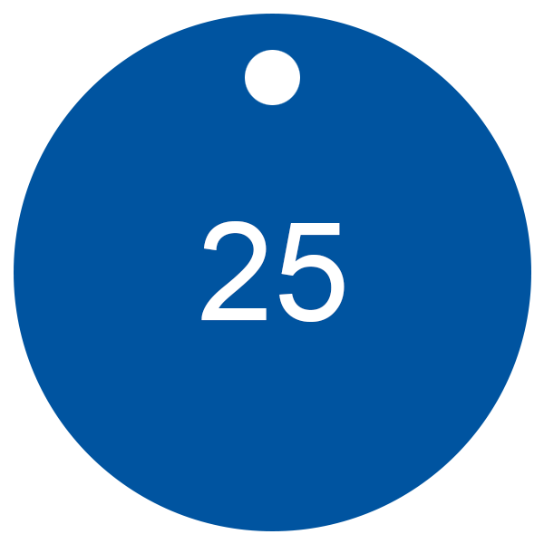 Sequential Number Tags
