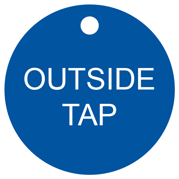 Outside Tap Blue